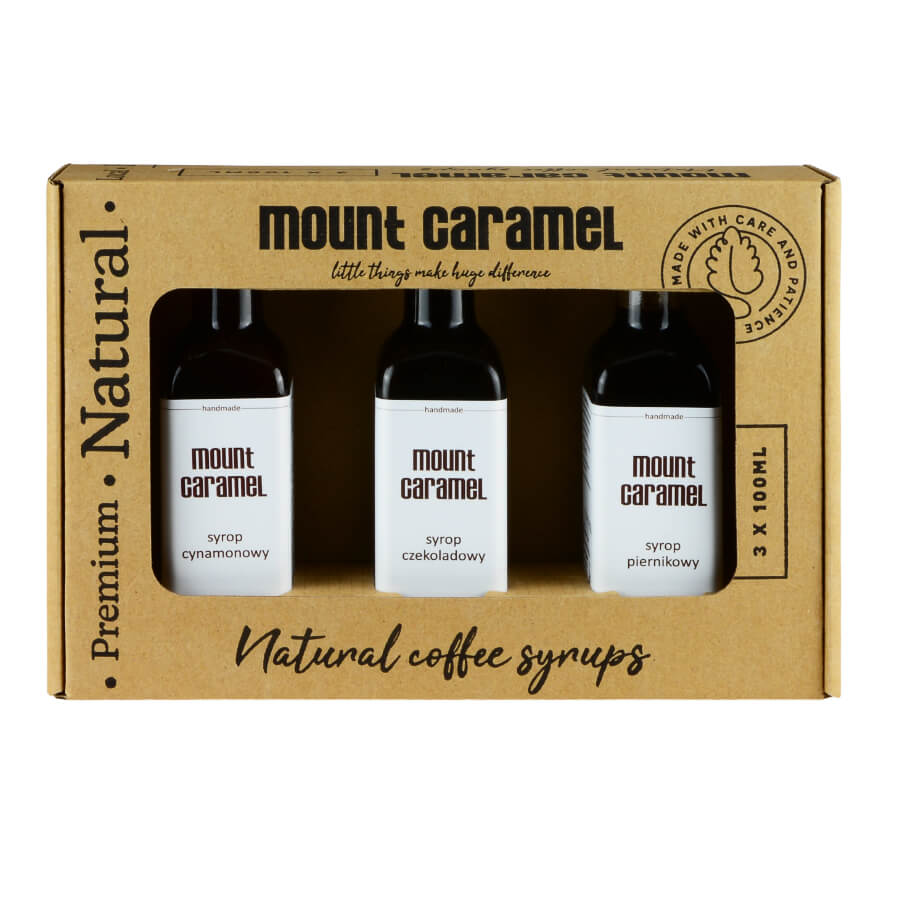 MOUNT CARAMEL ZESTAW 3x100ml cynamon, czekolada, piernik