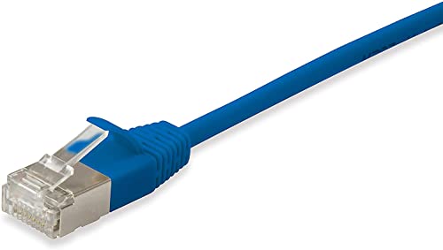Equip Patchkabel Cat6A S/FTP 2xRJ45 5.00m blau SSTP Slim 606137
