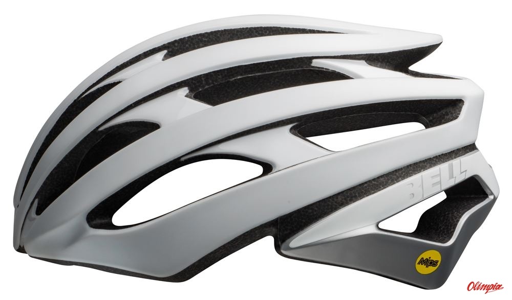 Kask szosowy Bell Stratus Integrated Mips Matte Gloss White Silver