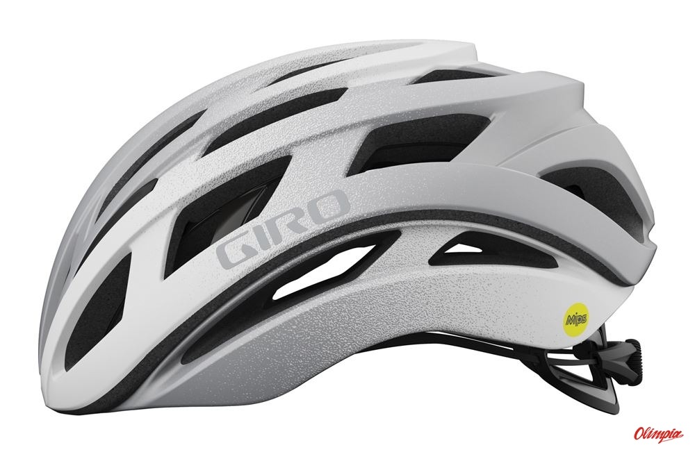 Kask Szosowy Giro Helios Spherical Mips Matte White Silver Fade