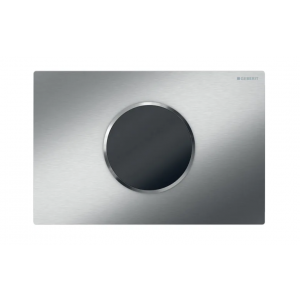 GEBERIT 115.909.SN.6 Elektroniczny zestaw uruchamiający WC Geberit, IR, zasilanie bateryjne, Sigma10, 12cm, stal nierdz.