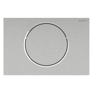 GEBERIT 115.864.SN.6 Elektryczny zestaw uruchamiający WC Geberit, zasilanie bateryjne, Sigma10, 12cm, stal nierdz.