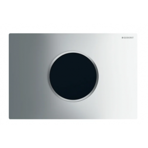 GEBERIT 115.907.KH.6 Elektroniczny zestaw uruchamiający WC Geberit, IR, Sigma10, 12cm, chrom połysk-chrom mat