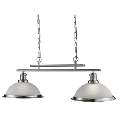 Wytworna 2-pkt. lampa wisząca Bistro antyczny styl