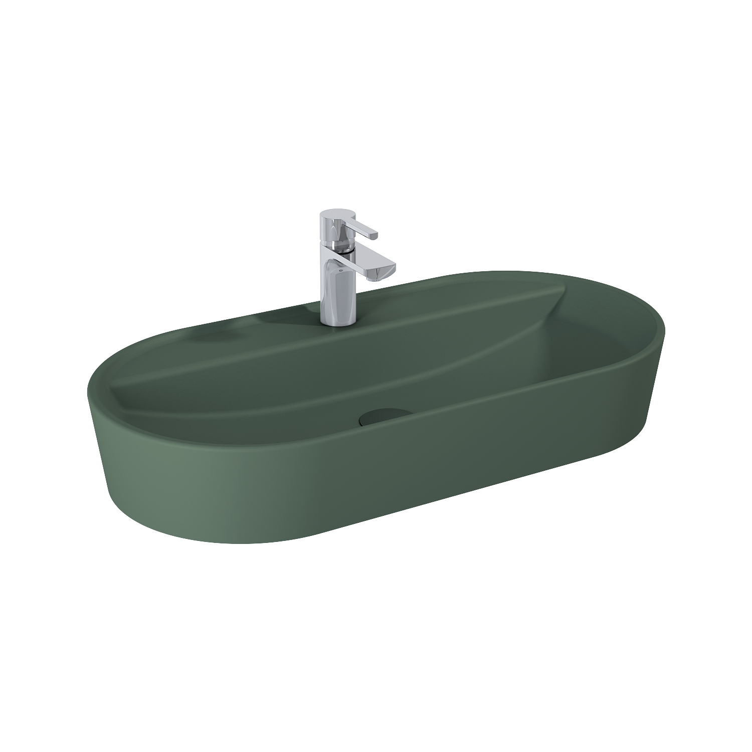 ELITA BABETTE 80 UMYWALKA CERAM FOREST GREEN MATT 146046