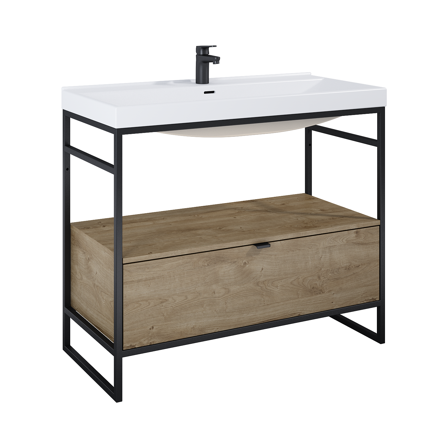 ELITA  INDUS 100 1S DĄB CANELA DO STELAŻA SZAFKA PODUMYWALKOWA STOJĄCA NA NÓŻKACH 168677