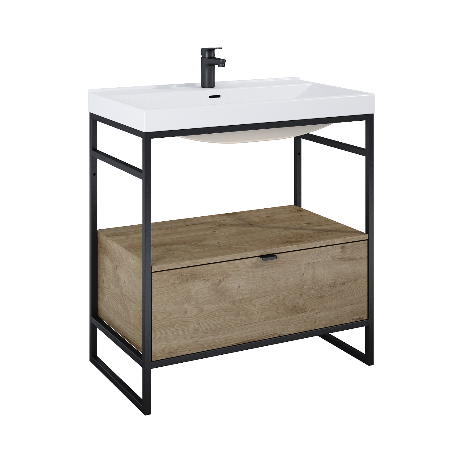 ELITA  INDUS 80 1S DĄB CANELA DO STELAŻA SZAFKA PODUMYWALKOWA STOJĄCA NA NÓŻKACH 168676