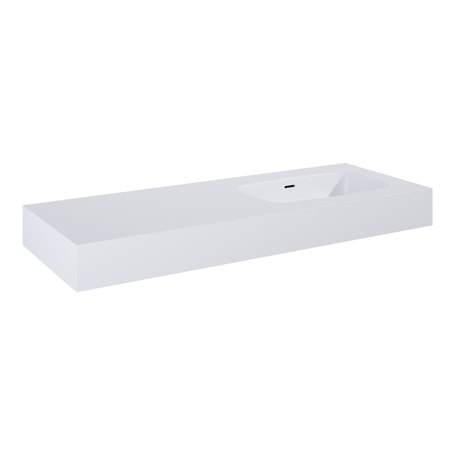 ELITA DIMPLE 120 UMYWALKA PRAWA MARMUR WHITE MATT 168876