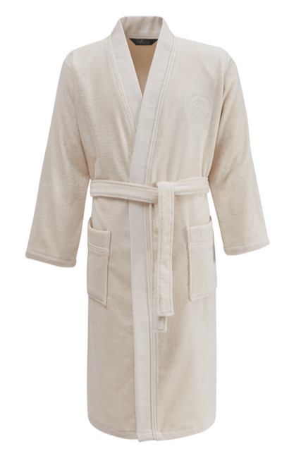 Męski szlafrok PALATINE Śmietankowy S