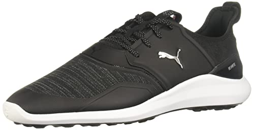 PUMA Męskie buty do golfa Ignite Nxt, Puma Black Puma Silver Puma White, 46 EU