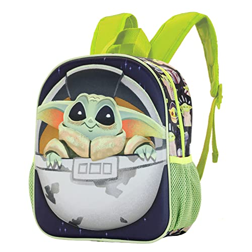 The Mandalorian Tour-KMały plecak 3D, czarny, czarny, Mały plecak 3D Tour