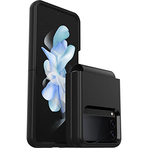 OtterBox Symmetry Flex Etui do Samsung Galaxy Z Flip4, Odporny na Wstrząsy, Elegancki Dwuczęściowy Futerał Ochronny, PotrójniePrzetestowany Zgodnie ze Standardami Wojskowymi, Czarne