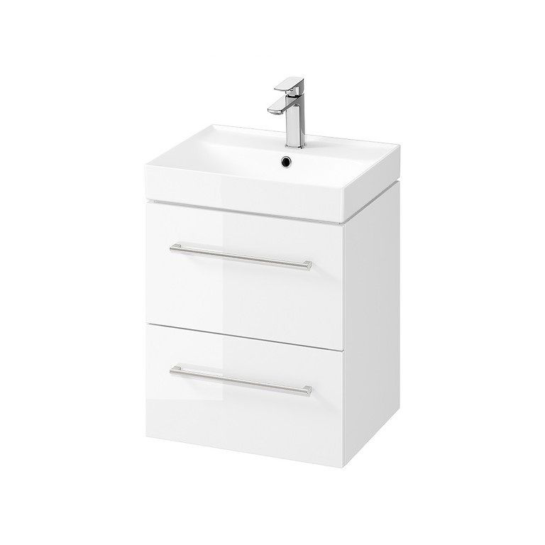 Cersanit Larga Zestaw Umywalka meblowa z szafką podumywalkową 49,4x39,4x62,9 cm biały S801-440