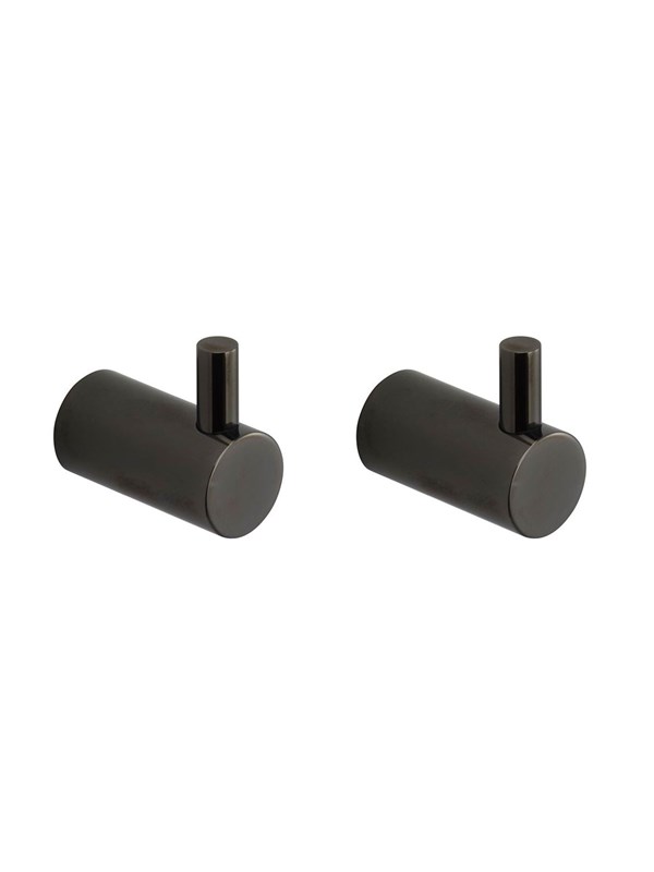 Pressalit towel hook pin black chrome