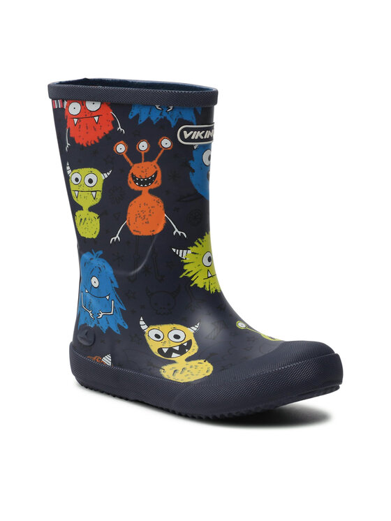 Viking Kalosze Indie Print 1-60120-550 Granatowy