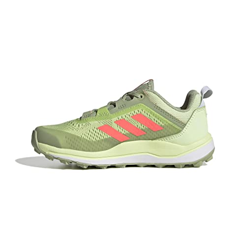 adidas Terrex Agravic Flow K, buty do biegania dla dzieci, Czyste Białe Turbo Ftwbla, 35.5 EU