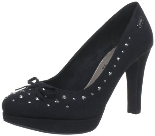 s.Oliver Casual 5-5-22417-21 damskie czółenka, czarny - Czarny (Black 001) - 41 EU