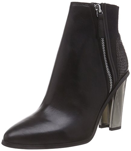 ALDO Saresen damskie kozaki z krótką cholewką, czarny - Czarny Black Leather 97-40 EU