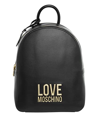 Love Moschino Damski plecak Zaino, rozmiar uniwersalny, czarny, jeden rozmiar
