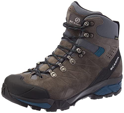 Scarpa Zg Trek GTX, męskie buty trekkingowe z wysokim stanem, Titanium Lake Blue Gore Tex Trm Salix Trek, 10.5 UK