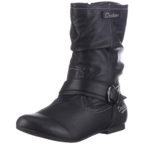 Dockers by Gerli 274052 damskie kozaki, czarny - czarny - 42 EU
