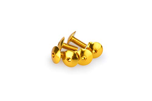 Puig 0610 G blister pękaty, 6 śrub M5 x 25 mm, złoty