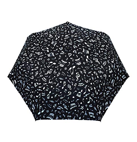 SMATI Design składany parasol we Francji - Rama z włókna szklanego - ekstremalna solidna - wiatroszczelna - automatyczne otwieranie, Muzyka, Taille unique, Parasol składany