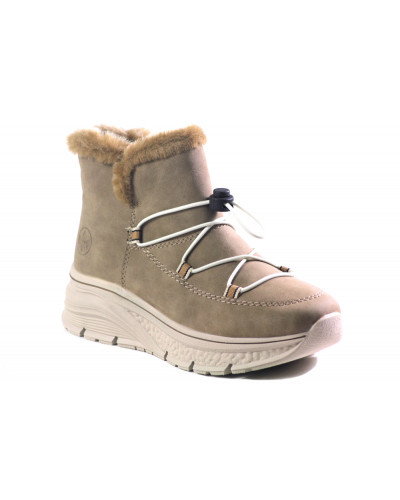 BOTKI RIEKER - 48078-64 BEIGE - Rieker