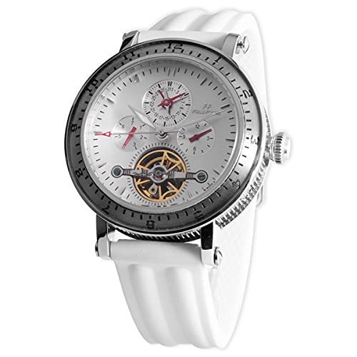 Folli Follie Męski automatyczny zegarek ze stali nierdzewnej S0355446, biały, pasek