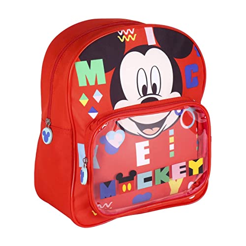 Cerdá Małe plecaki dziecięce, uniseks, Mickey Mouse, oficjalny produkt licencjonowany Disney, Multiheat, rozmiar uniwersalny, Multiheat, jeden rozmiar