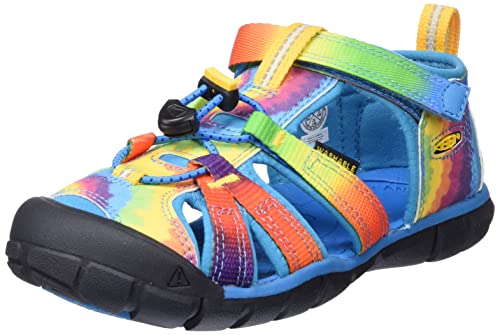 KEEN Seacamp 2 CNX Sandały, Vivid Blue/Original Tie Dye, 13 UK dziecko, Żywy niebieski oryginalny barwnik do krawata