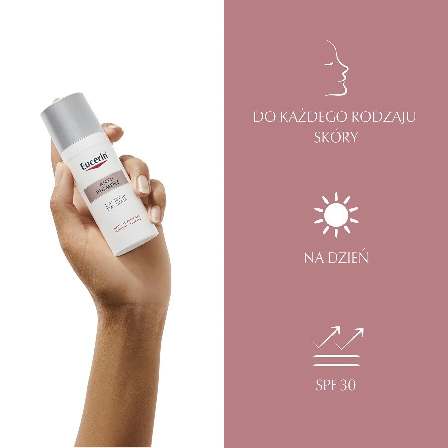 Фото - Крем і лосьйон Eucerin Anti-Pigment Krem na dzień SPF 30, 50 ml 