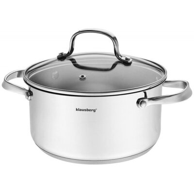 Klausberg Garnek stalowy 2.5L 18cm KLAUSBERG Premium 18/10 [KB-7212] KB-7212