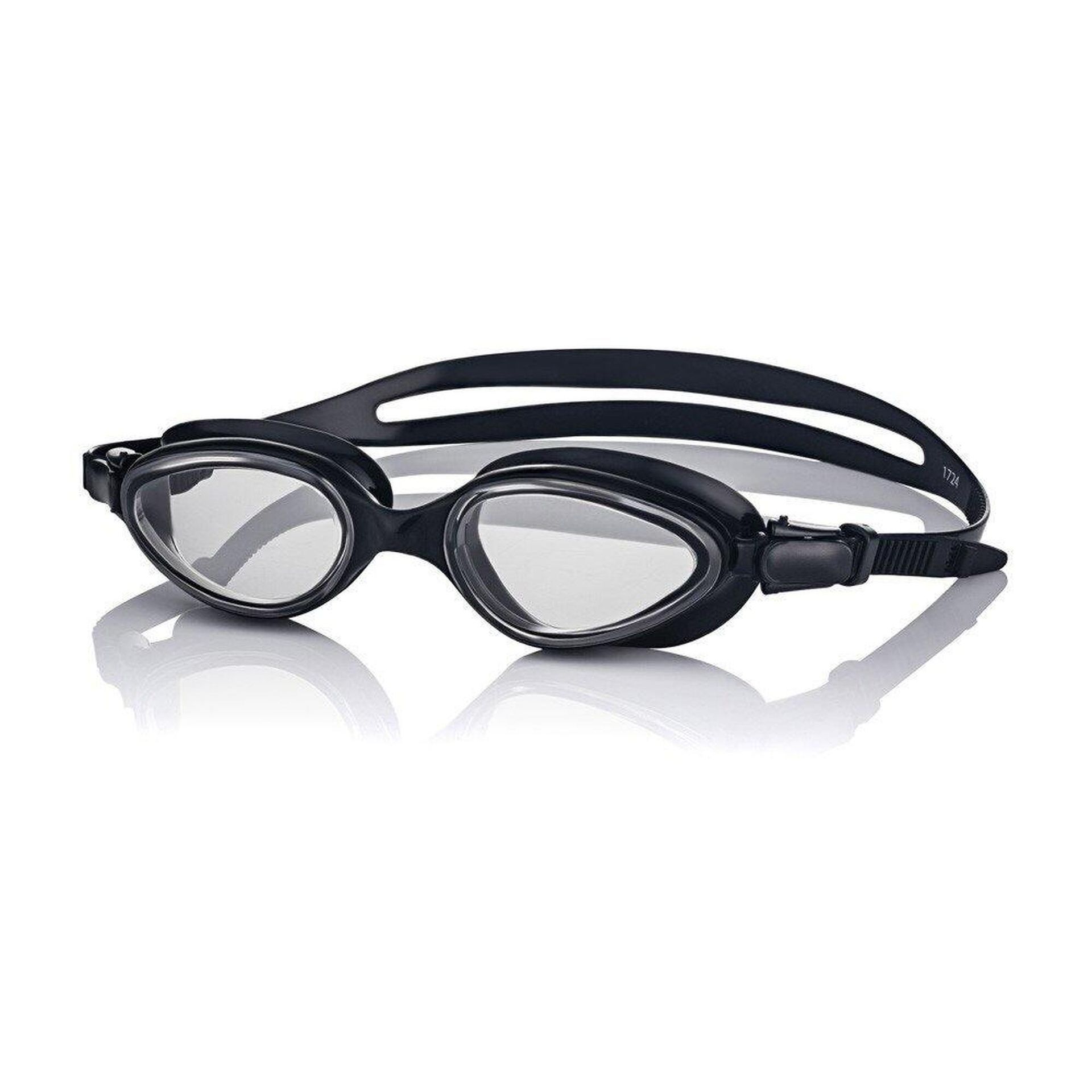 Aqua Speed AquaSpeed, Okulary pływackie, Sonic Jr, czarne z ciemnymi szkłami