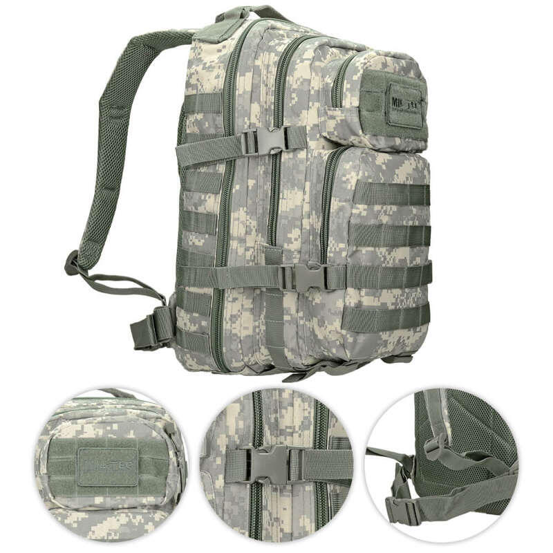 Mil-Tec Plecak wojskowy 2-komorowy Assault Small 20 AT-Digital roz uniw 14002070)