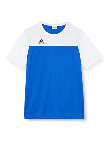 Le Coq Sportif Damska koszulka N°3 Maillot Match Enfant Mc kobalt/Optic podkoszulek, kobalt/optycznie biała, 14 A