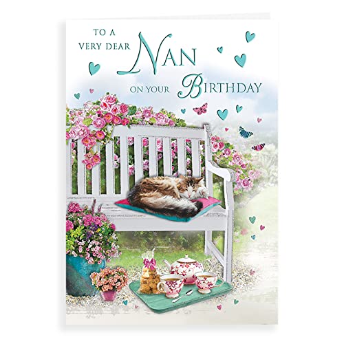 Tradycyjna kartka urodzinowa Nan - 23 x 15 cm - Regal Publishing