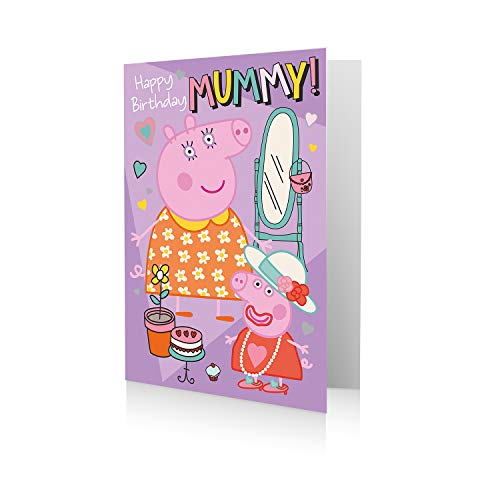 Oficjalna kartka urodzinowa 'Peppa Pig Mummy', 'Happy Birthday Mumy'