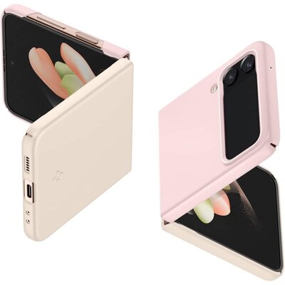 Etui SPIGEN AirSkin do Samsung Galaxy Z Flip 4 Różowo-beżowy