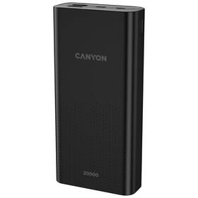 Canyon Powerbank PB-2001, 20000mAh CNE-CPB2001B Czarna