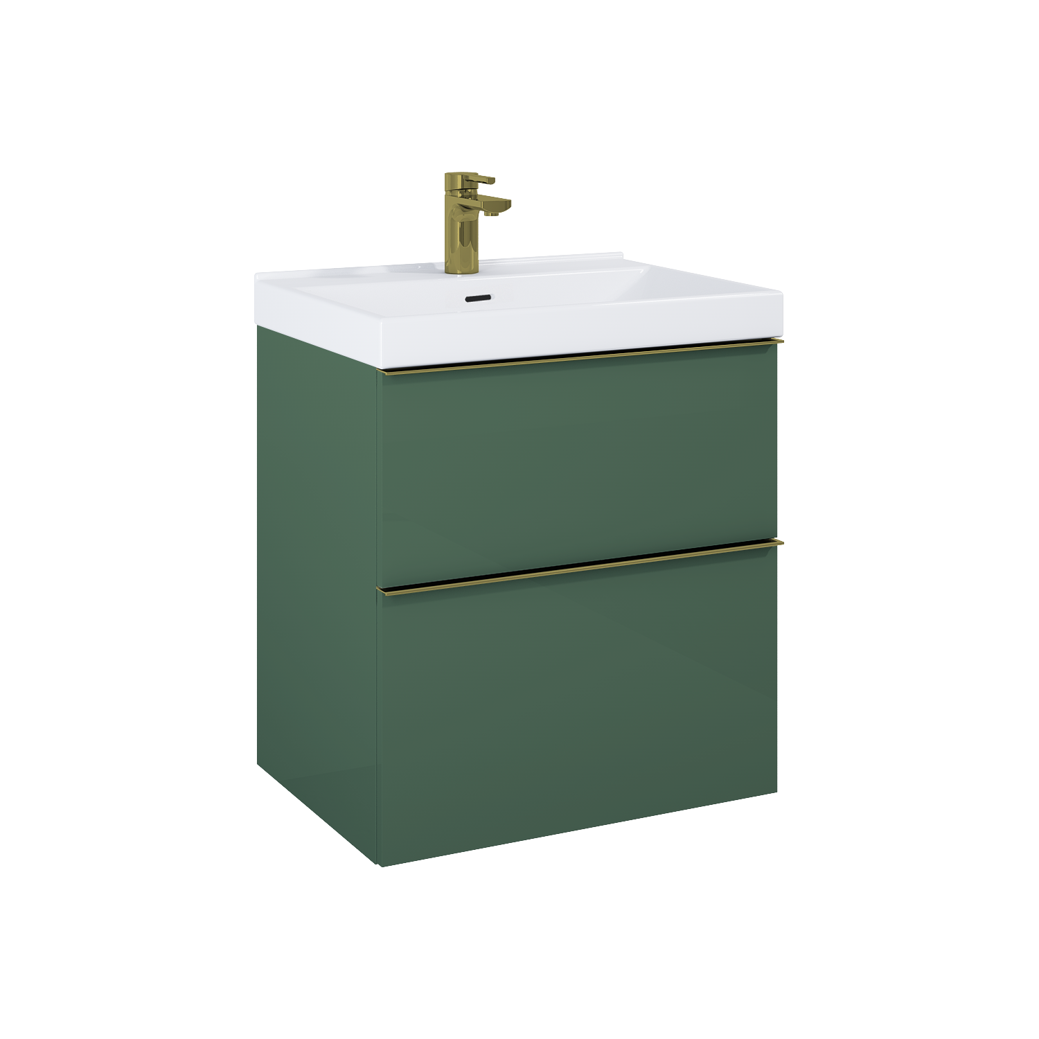 ELITA  LOOK 60 2S FOREST GREEN MATT PDW SZAFKA WISZĄCA 168559