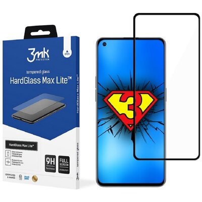 3MK Szkło hartowane HardGlass Max Lite do Realme 9 Pro