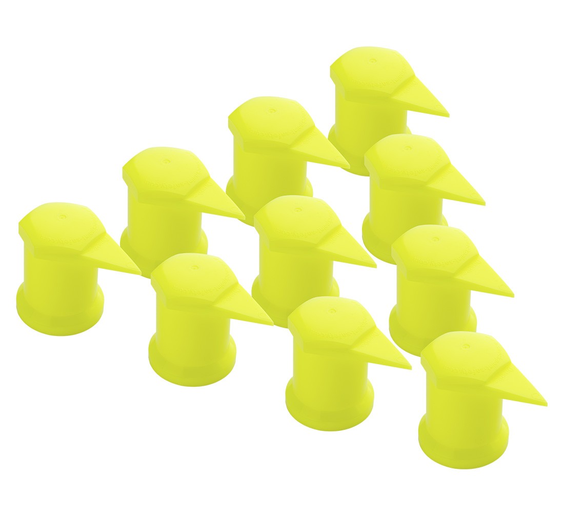 Nakładka dust cap - wskaźnik luźnej nakrętki do kół na kołpak 30mm -10szt