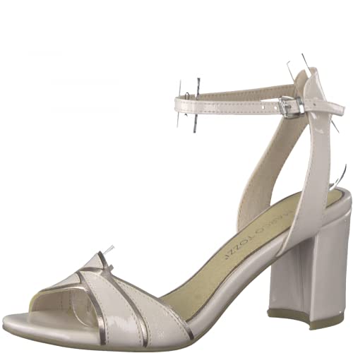 MARCO TOZZI Sandały damskie 2-28315-28, z obcasem, różowy - Powder Pat Cb - 39 eu