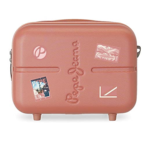 Pepe Jeans Torba toaletowa z torbą na ramię, 29 x 21 x 15 cm, Czerwony, 29x21x15 cms, Adaptacyjna kosmetyczka z torbą na ramię