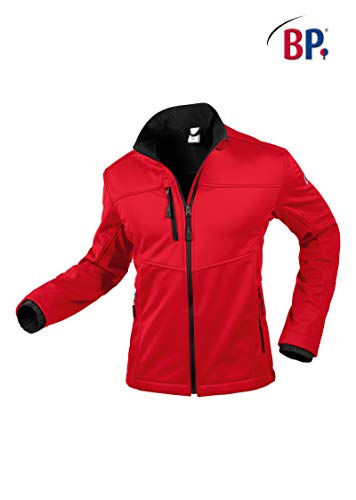 BP 1696-571-81-L męska kurtka softshell, stójka, zamek błyskawiczny z przodu, 255,00 g/m² 100% poliester, czerwony, L