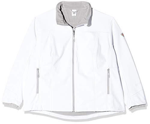 BP 1695-571-21-2XL damska kurtka softshell, stójka, zamek błyskawiczny z przodu, 255,00 g/m², 100% poliester, biały, 2XL