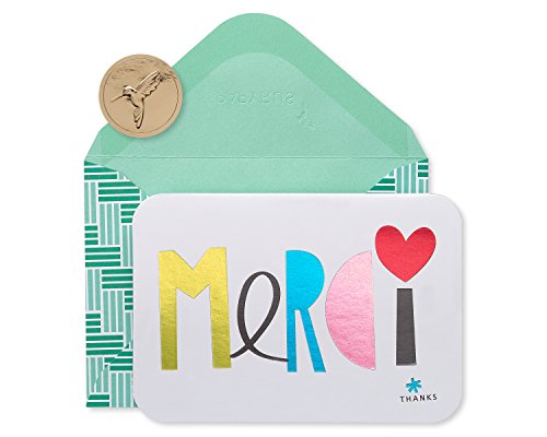 Papyrus Karty z podziękowaniami z kopertami, Merci (14 sztuk) (5402862)
