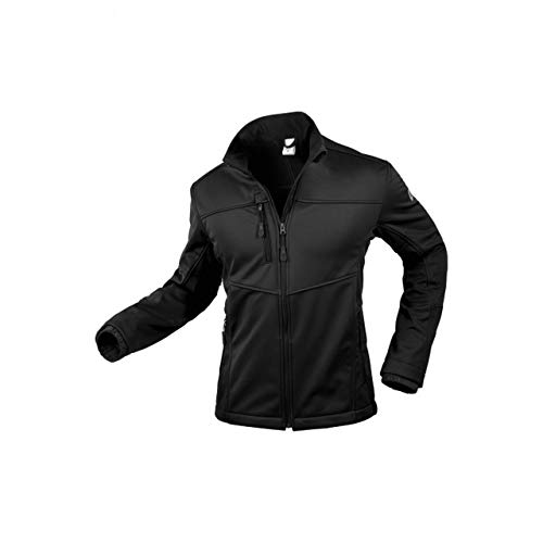 BP 1696-571-32-XS męska kurtka softshell, stójka, zamek błyskawiczny z przodu, 255,00 g/m², 100% poliester, czarna, XS