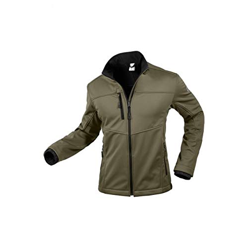 BP 1696-571-73-2XL męska kurtka softshellowa, stójka, zamek błyskawiczny z przodu, 255,00 g/m², 100% poliester, oliwkowy, 2XL
